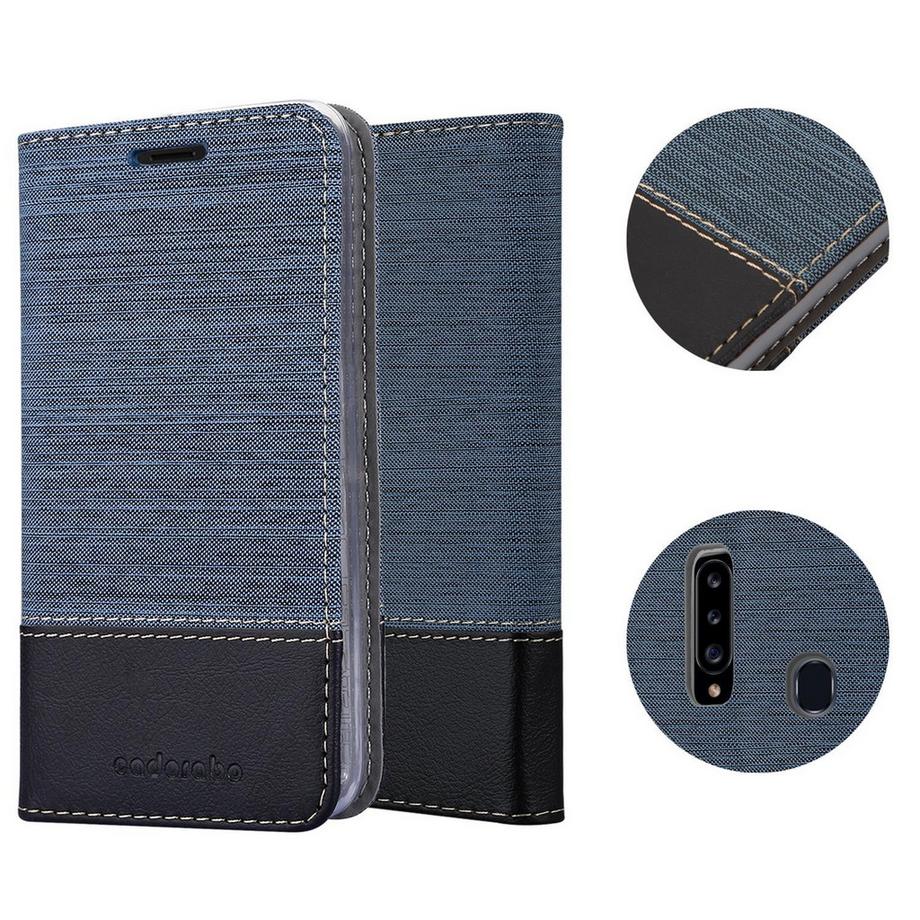 Cadorabo  Hülle für Samsung Galaxy A20s Magnetverschluss, Kartenfach 