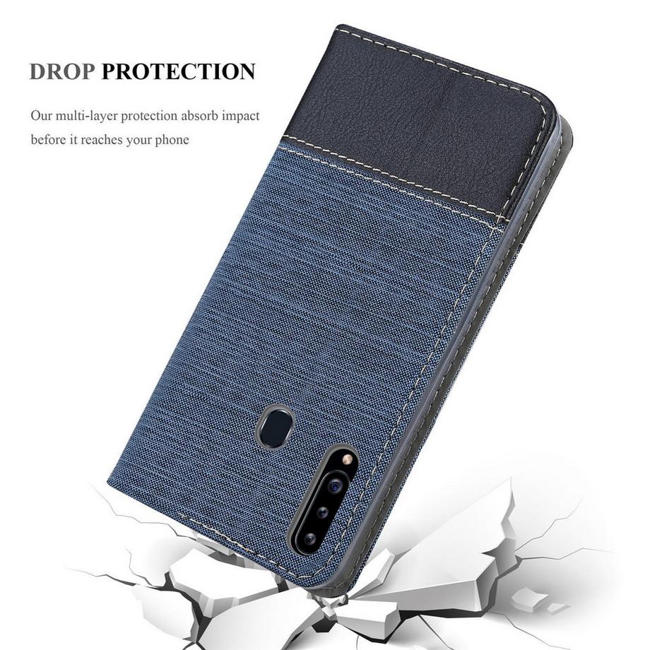 Cadorabo  Hülle für Samsung Galaxy A20s Magnetverschluss, Kartenfach 