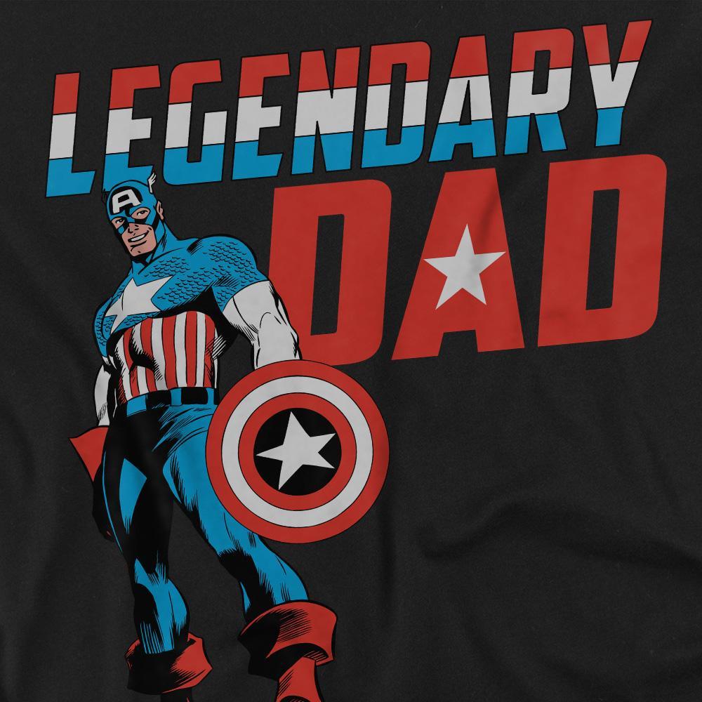 CAPTAIN AMERICA Legendary Dad T-Shirt Manches Longues  