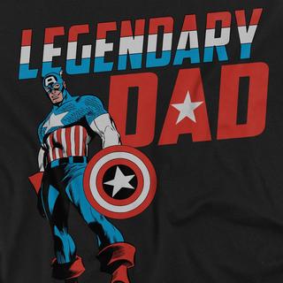 CAPTAIN AMERICA Legendary Dad T-Shirt Manches Longues  