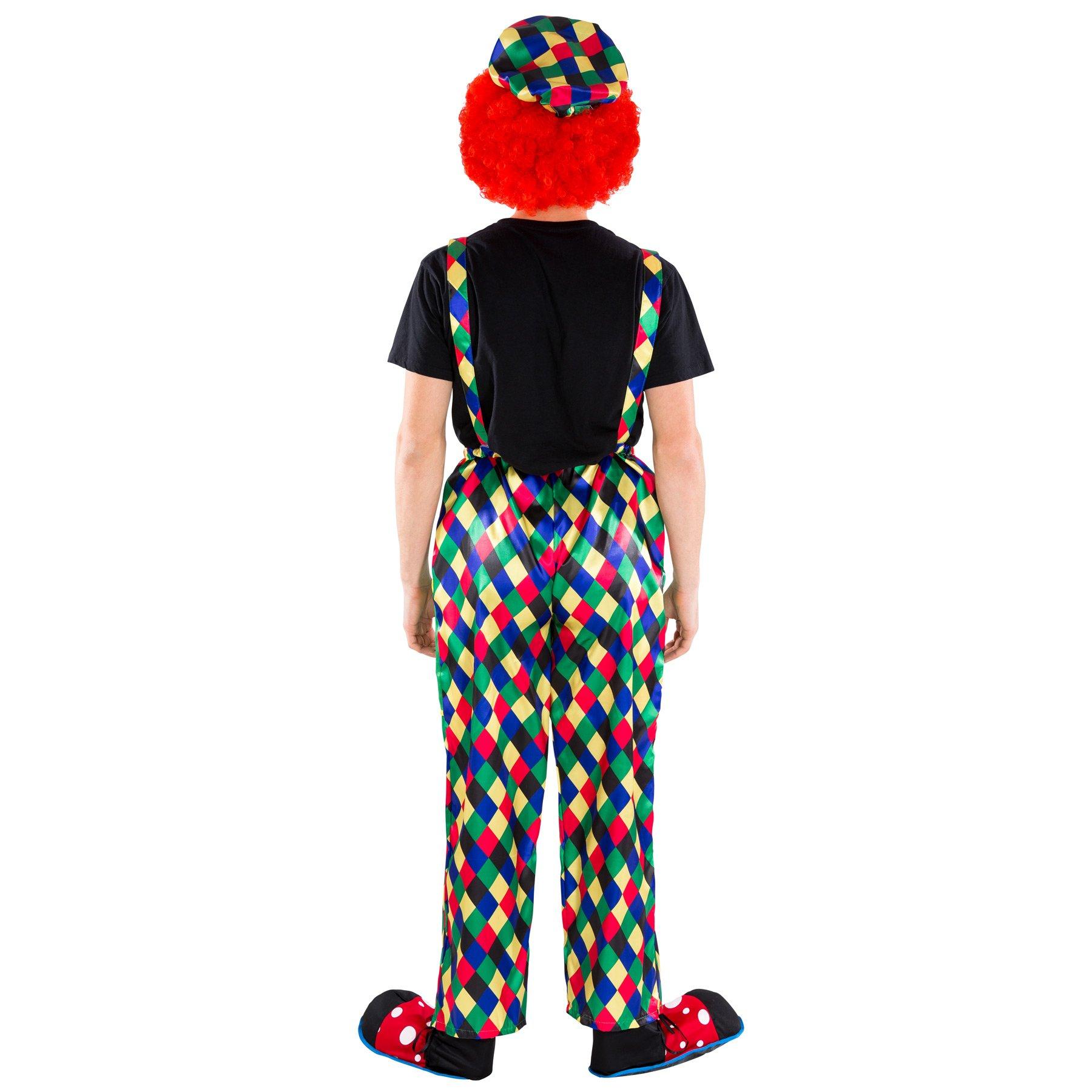 Tectake  Costume da uomo - Clown Augusto 