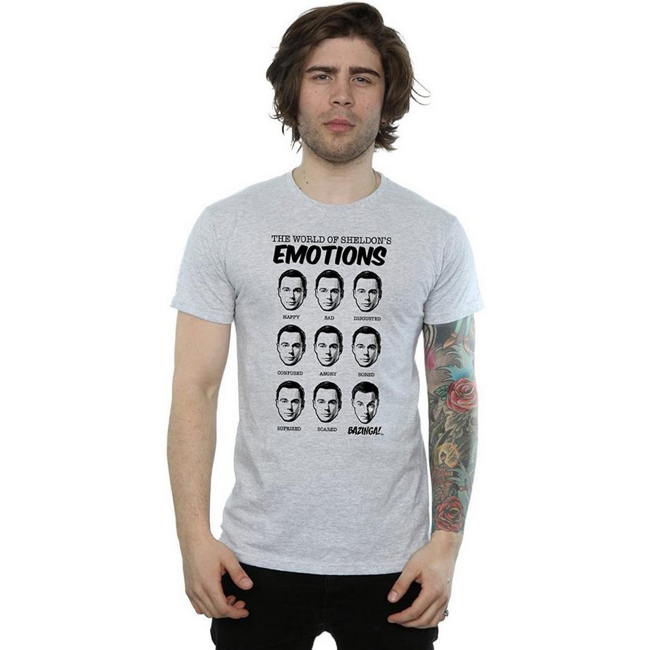 The Big Bang Theory Sheldon Emotions T-Shirt Imprimé Graphique  