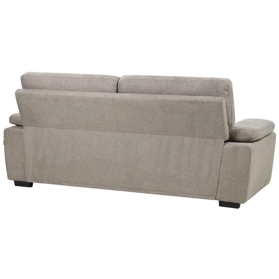 Beliani Canapé 3 places en Tissu  VOGAR  