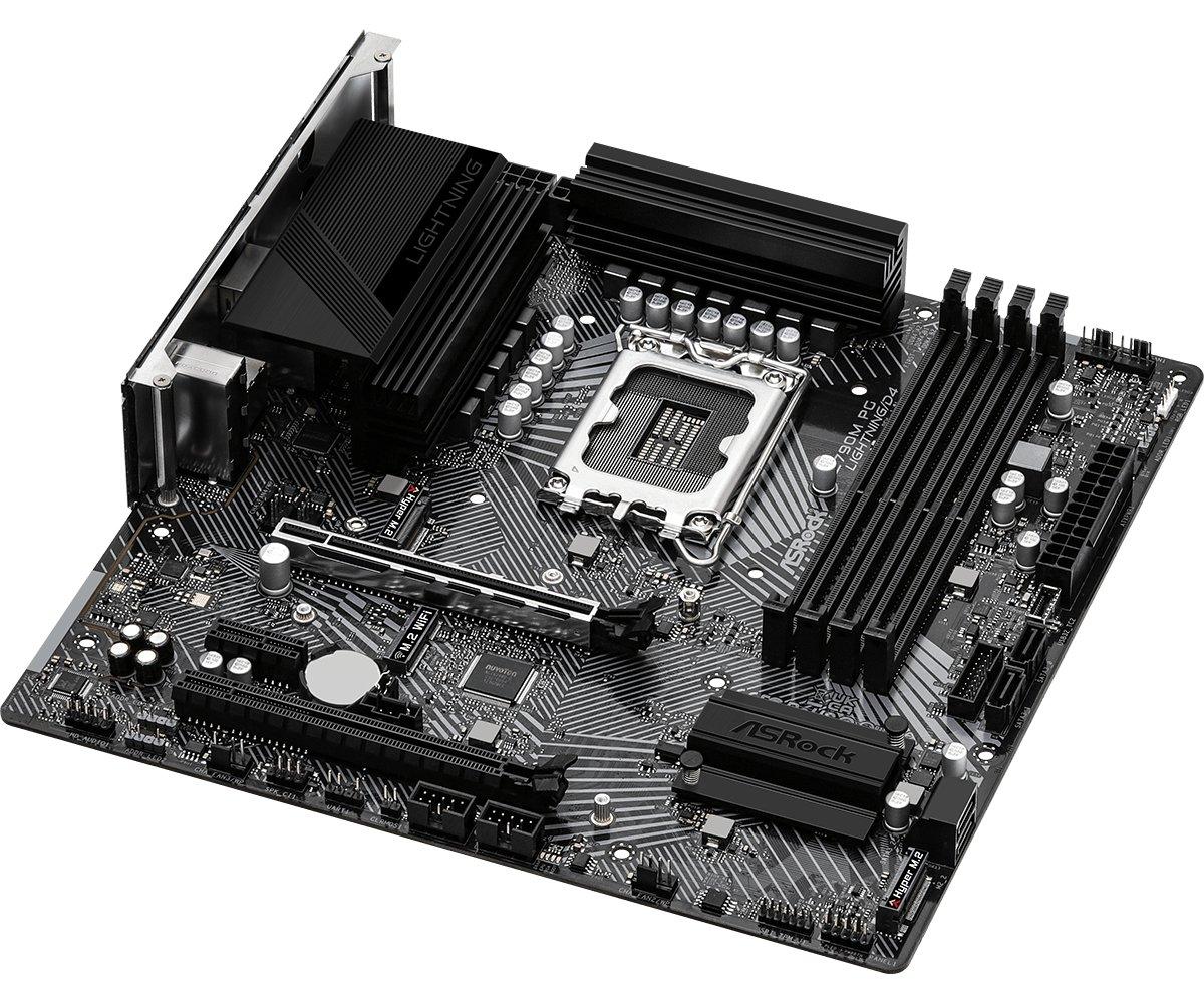 ASRock  Z790M PG Lightning/D4 Intel Z790 LGA 1700 micro ATX 