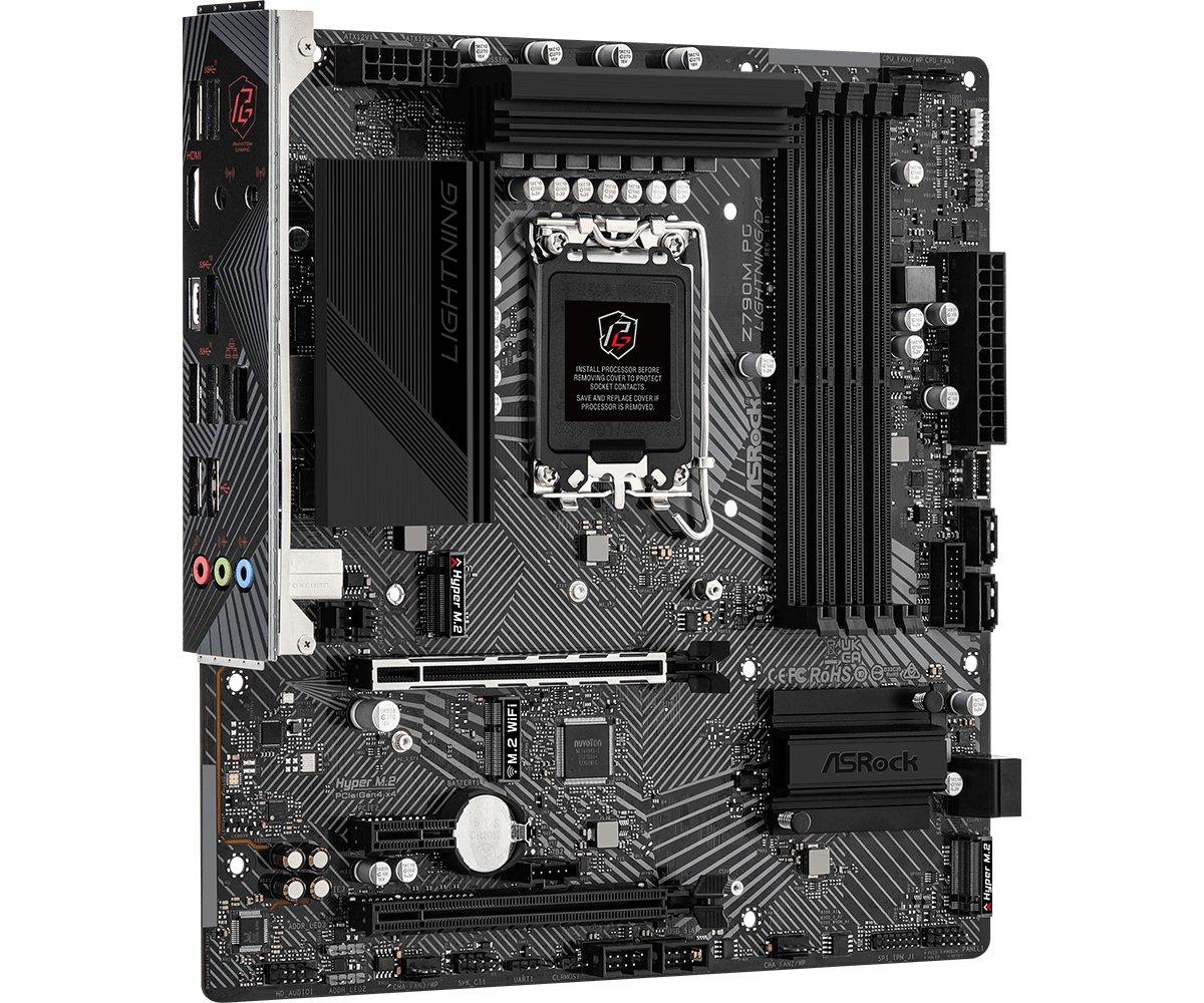 ASRock  Z790M PG Lightning/D4 Intel Z790 LGA 1700 micro ATX 