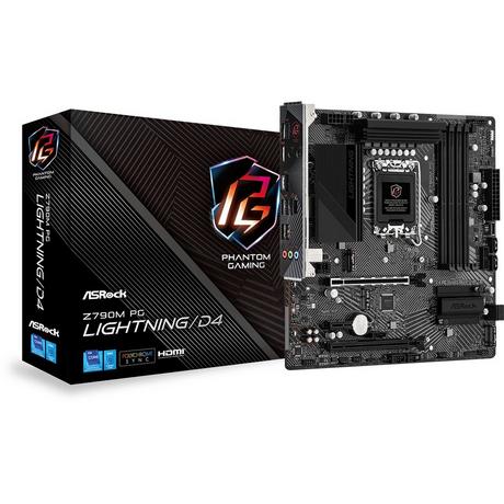 ASRock  Z790M PG Lightning/D4 Intel Z790 LGA 1700 micro ATX 