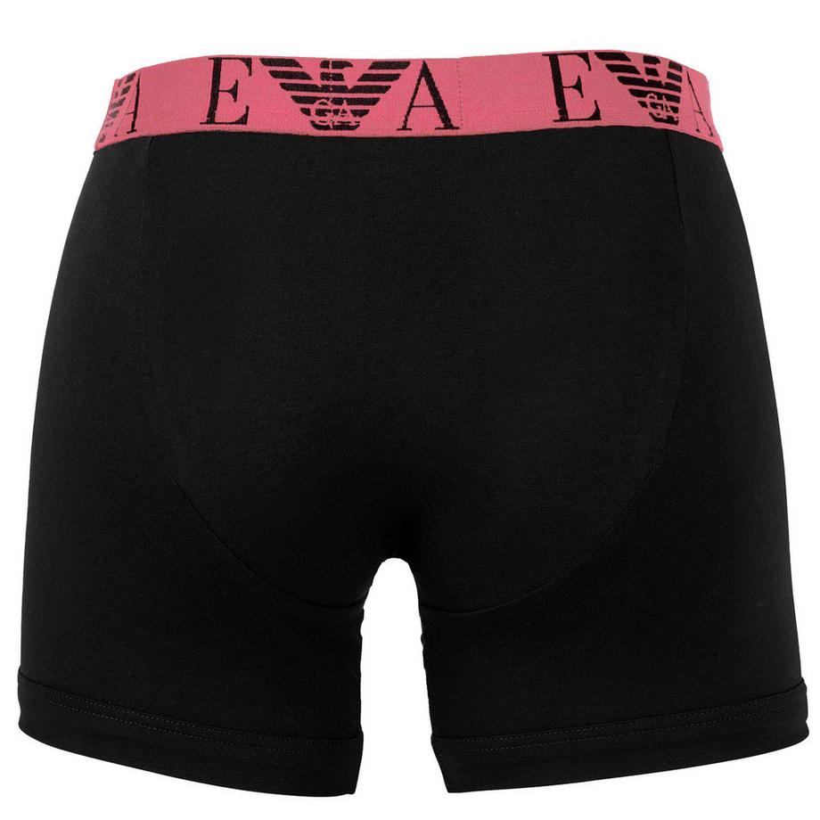 EMPORIO ARMANI Bold Monogram Figurbetonte Boxershorts 3er Pack  