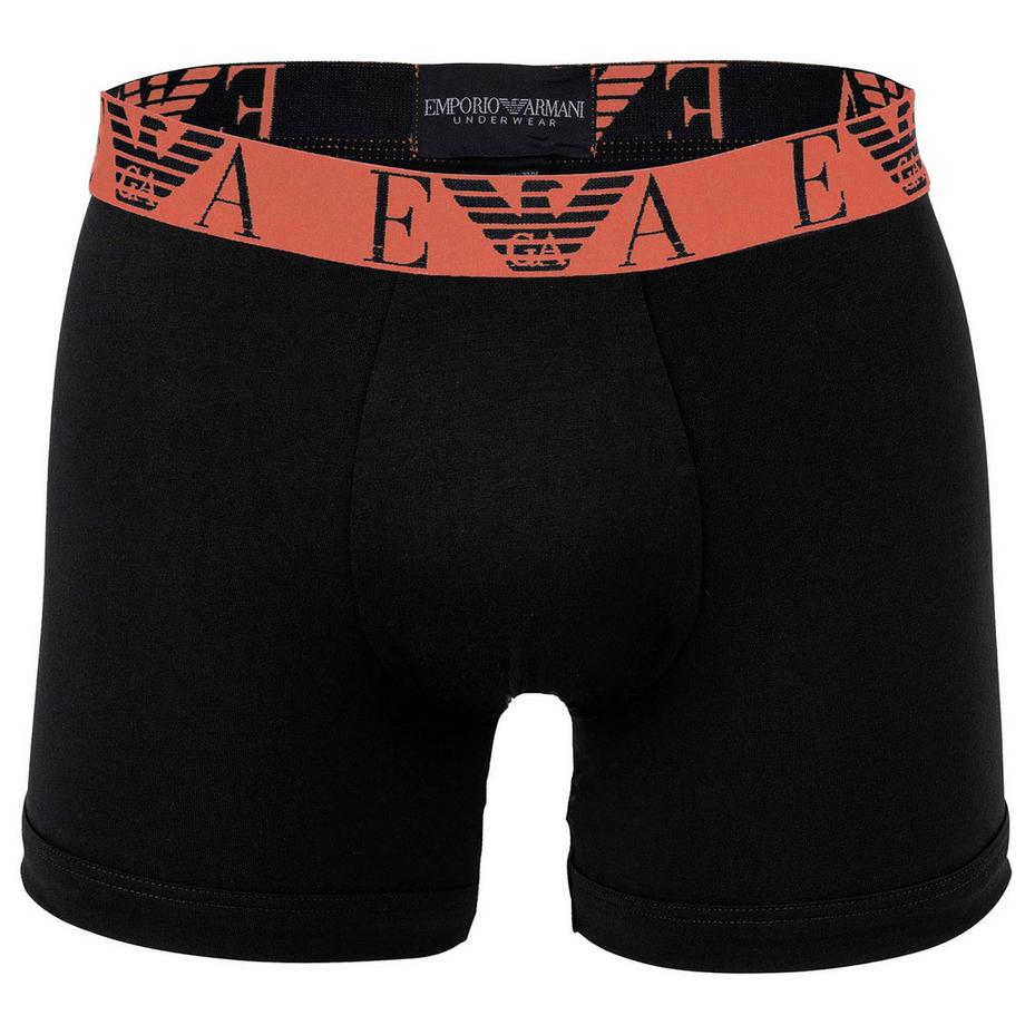 EMPORIO ARMANI Bold Monogram Figurbetonte Boxershorts 3er Pack  