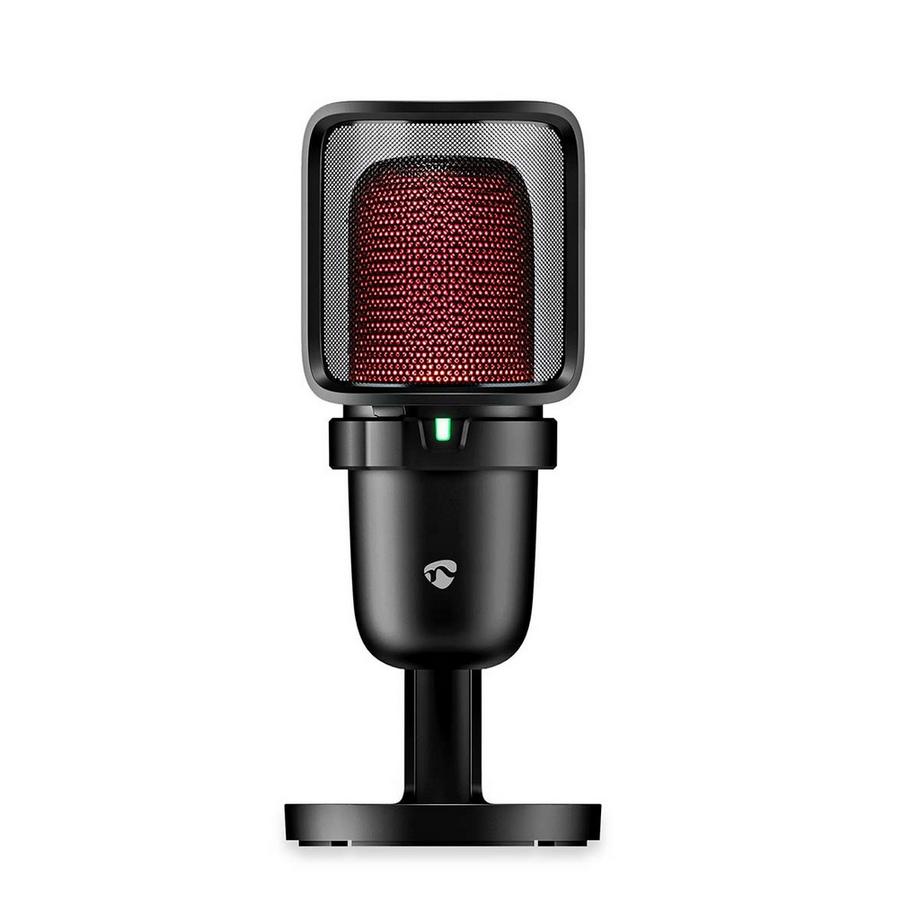 Nedis  Microphone de jeu | Utilisé pour: ordinateur / bureau | USB Type-A | Bouton ON / OFF | Filtre POP 