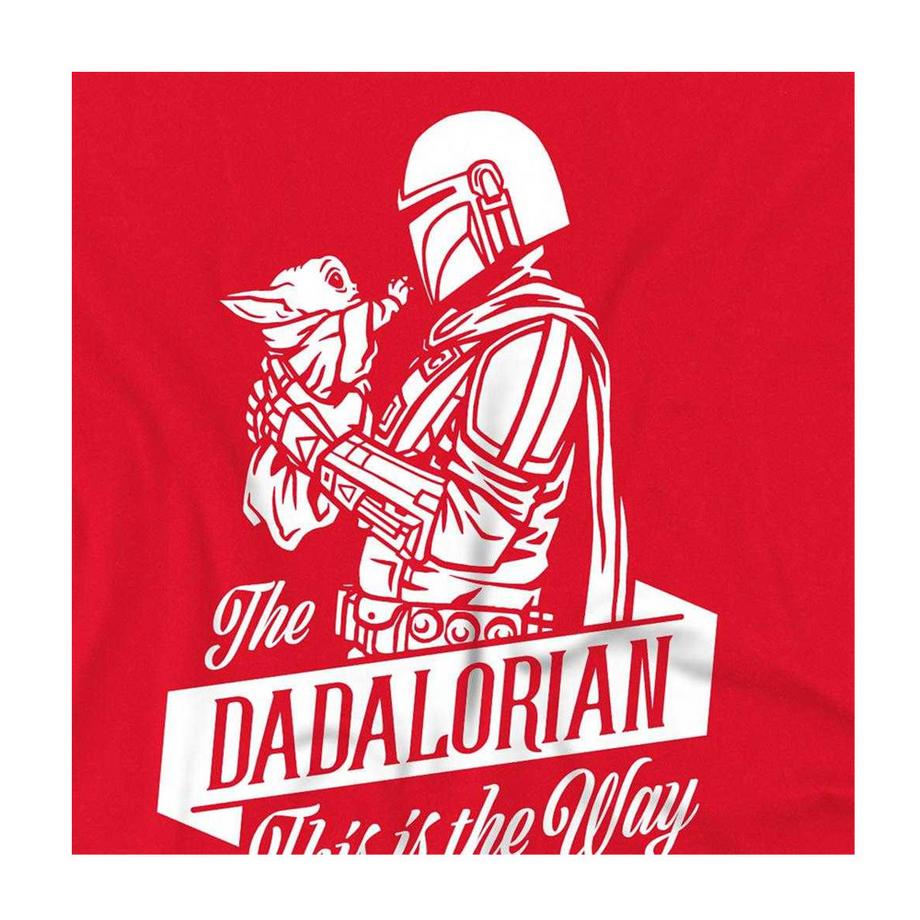 STAR WARS T-Shirt Dadalorian Coton Filé à l'Anneau  