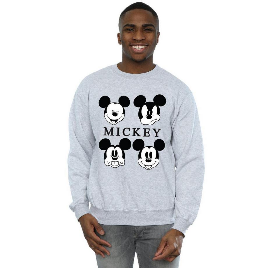 Disney Four Heads Mickey Mouse Sweatshirt  