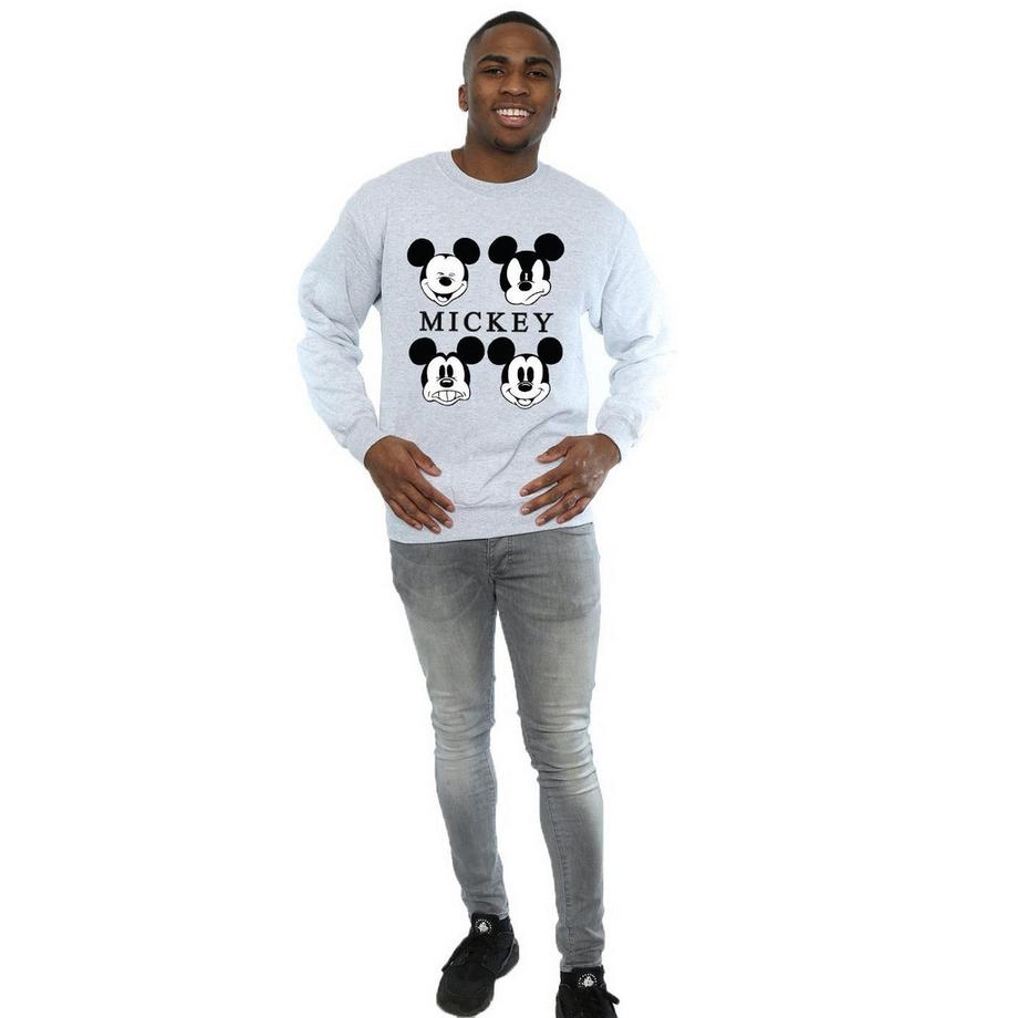 Disney Four Heads Mickey Mouse Sweatshirt  