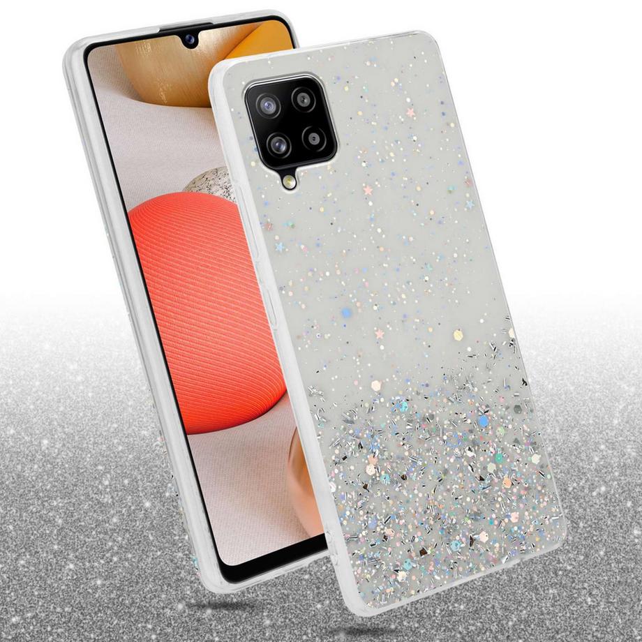 Cadorabo  Hülle für Samsung Galaxy A42 5G / M42 5G mit Glitzer Design 