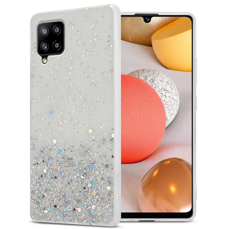 Hülle für Samsung Galaxy A42 5G / M42 5G mit Glitzer Design