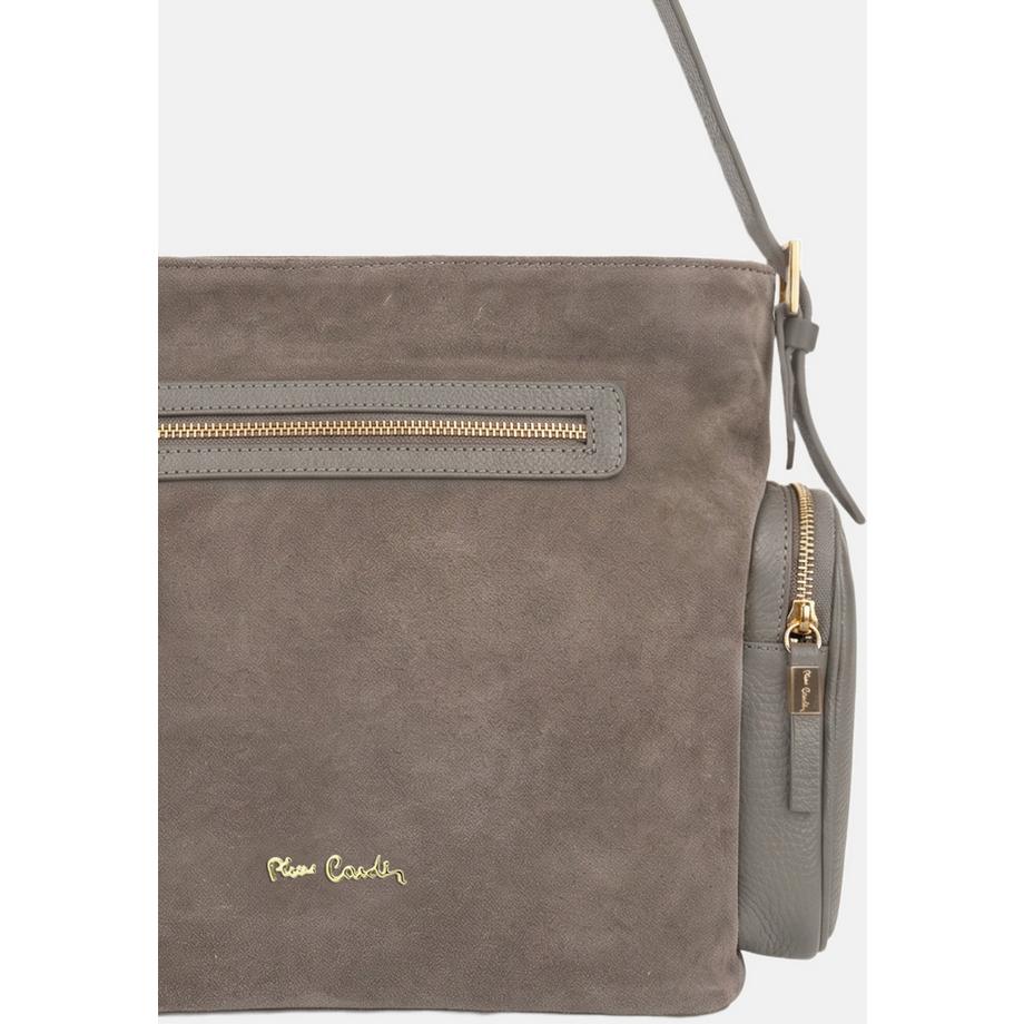 pierre cardin Schultertasche mit vorderer Reißverschlusstasche  