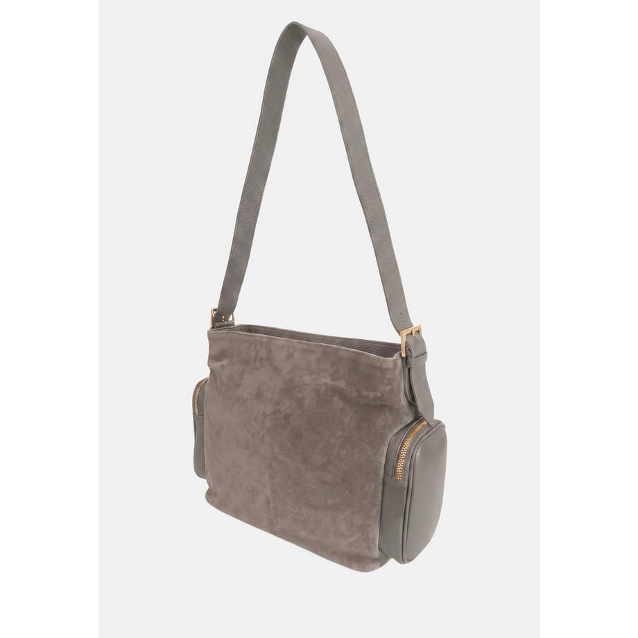 pierre cardin Schultertasche mit vorderer Reißverschlusstasche  