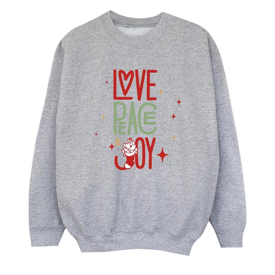 The Aristocats Love Peace Joy Sweatshirt