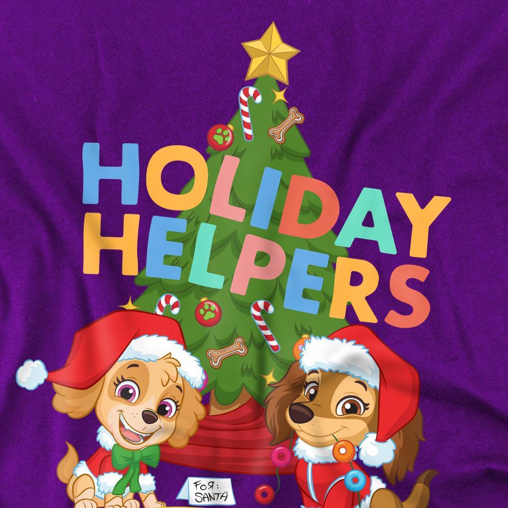 PAW PATROL Holiday Helpers T-shirt Design Natalizio  