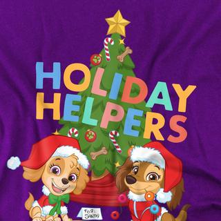 PAW PATROL Holiday Helpers T-shirt Design Natalizio  
