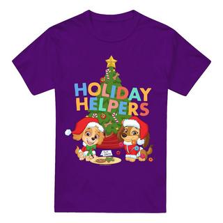 PAW PATROL Holiday Helpers T-shirt Design Natalizio  
