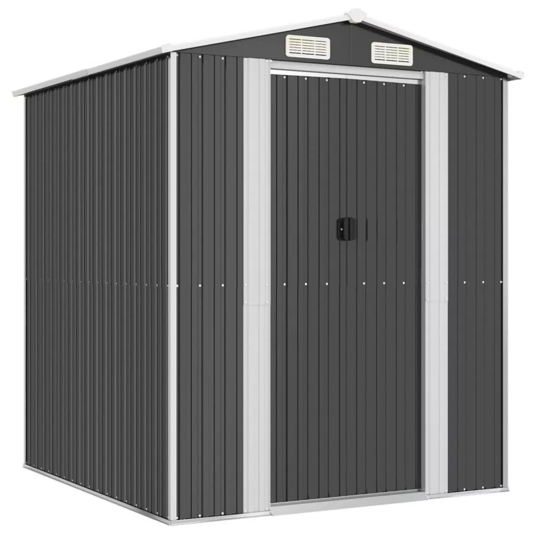 VidaXL - Geräteschuppen stahl, One Size, Grau