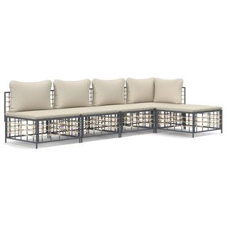 VidaXL Garten lounge set poly-rattan  