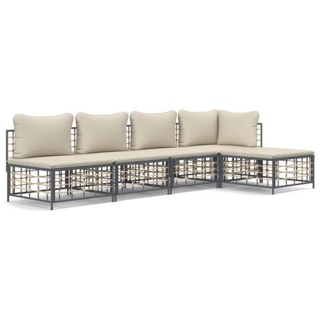 VidaXL Garten lounge set poly-rattan  