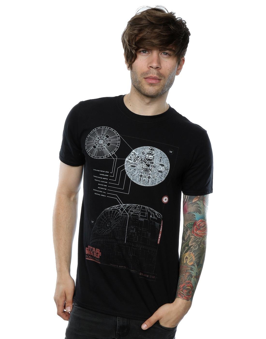 STAR WARS  Tshirt DEATH STAR PLANS 