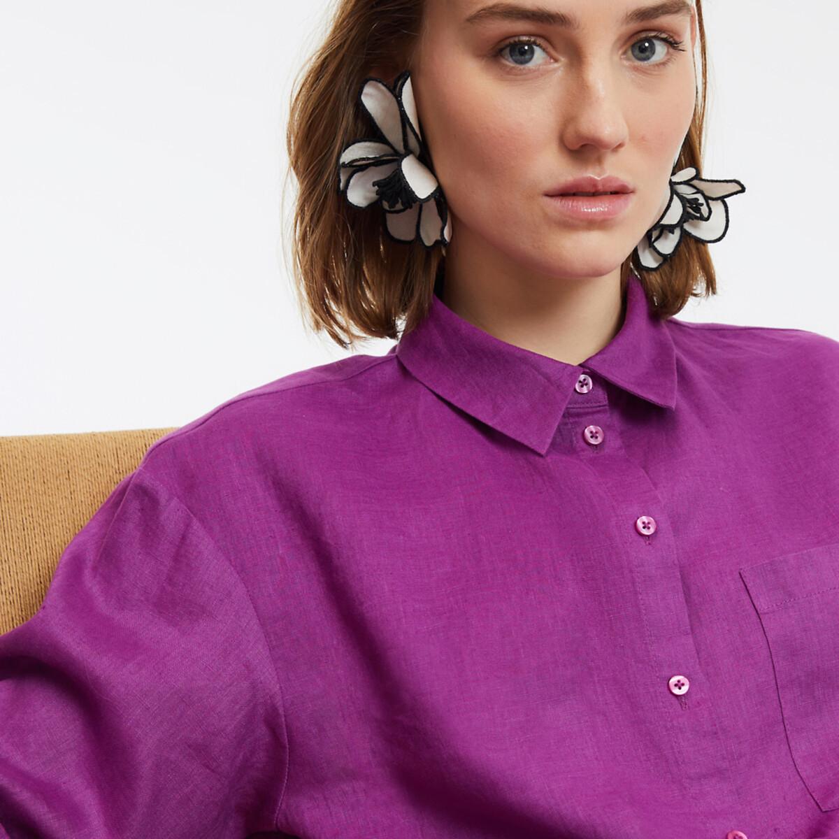 La Redoute Collections Lockeres Leinenhemd  