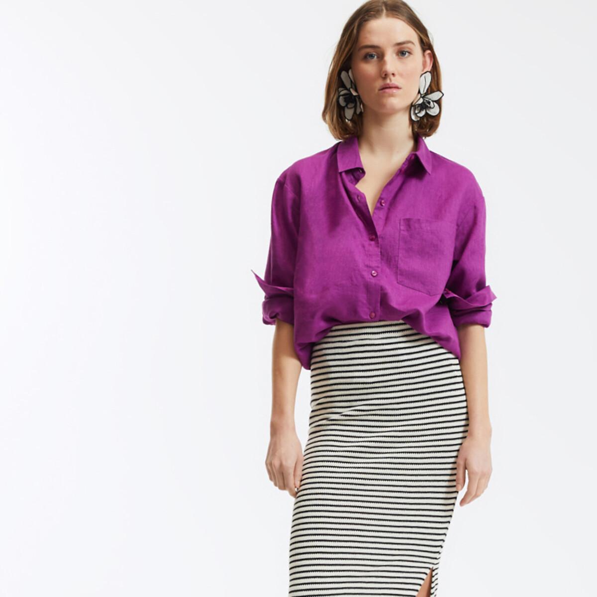 La Redoute Collections Lockeres Leinenhemd  