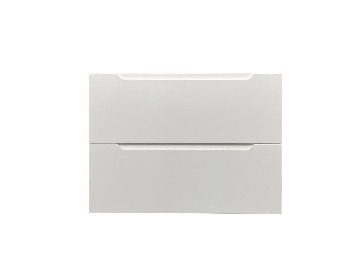 Vente-unique Mobile sotto lavabo sospeso 80 cm Bianco - STEFANIE  