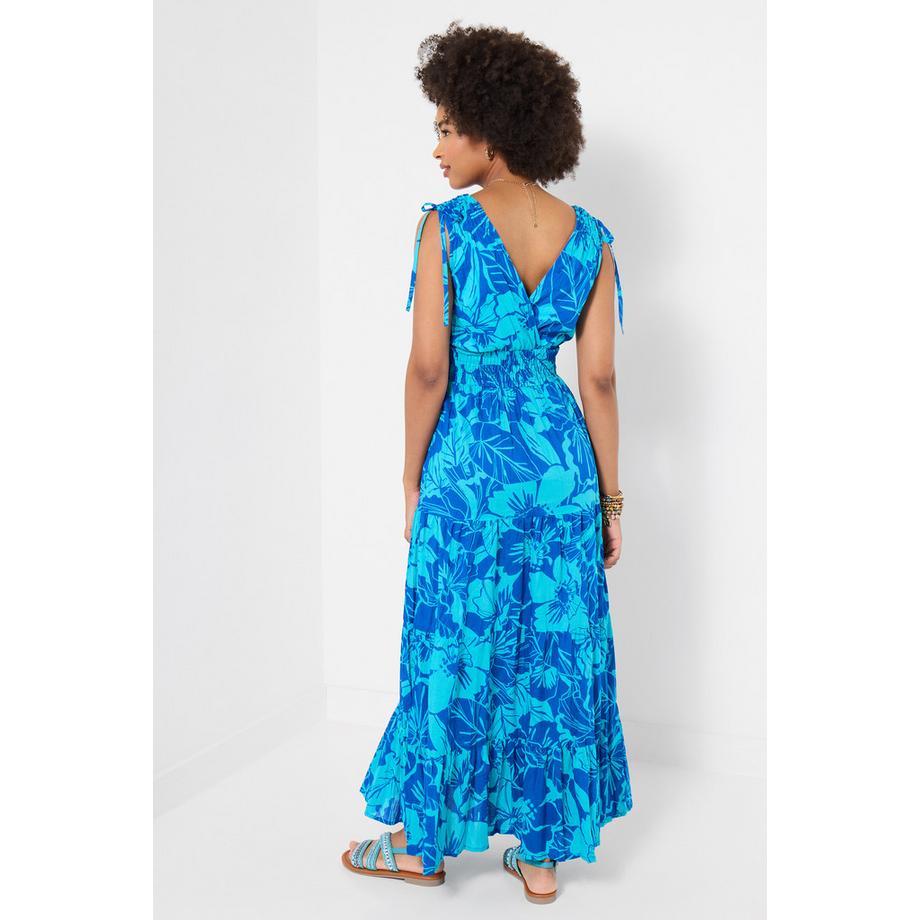 Joe Browns Wickel Maxikleid mit Bindeträgern und gesmokter Taille  