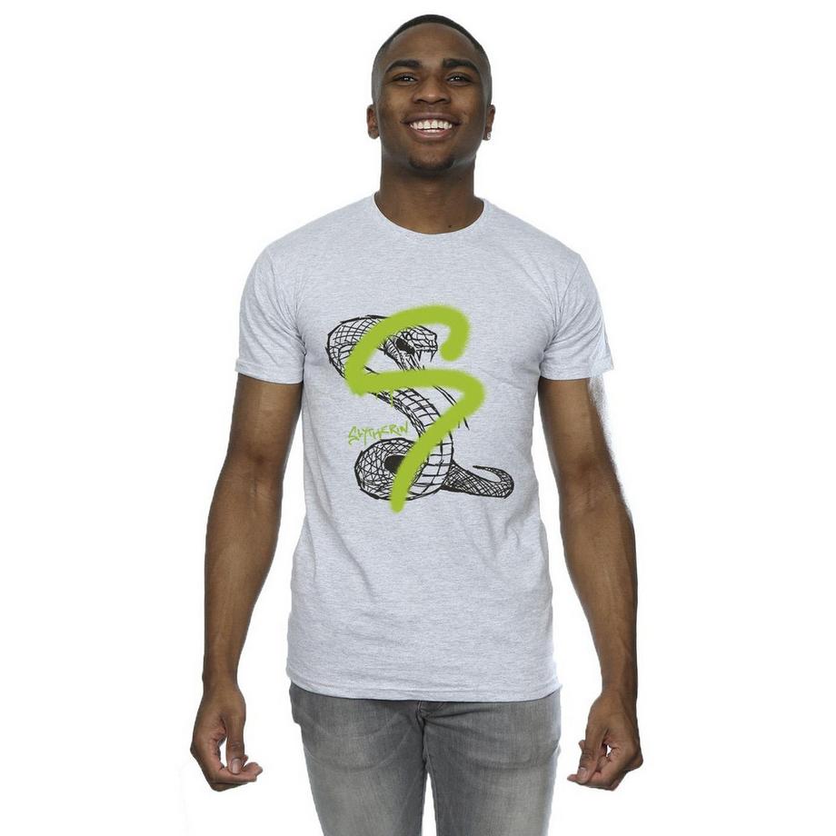Harry Potter Slytherin Cobra T-Shirt Grafica  