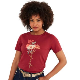 Joe Browns  Vintage-Grafik-T-Shirt mit Blumenmuster 