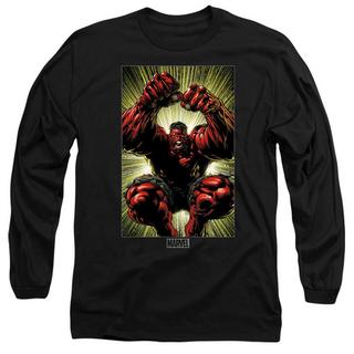 MARVEL Red Hulk T-Shirt Maniche Lunghe  