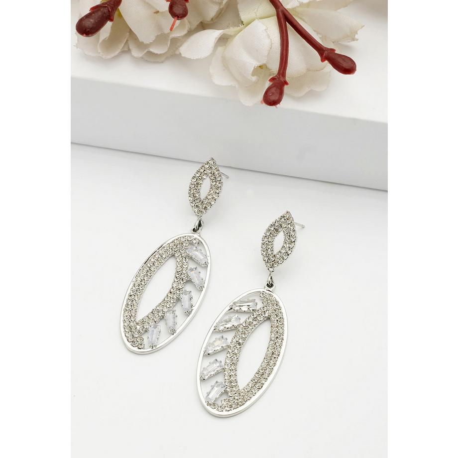 AVANT-GARDE PARIS  Orecchini Ovali Scintillanti 