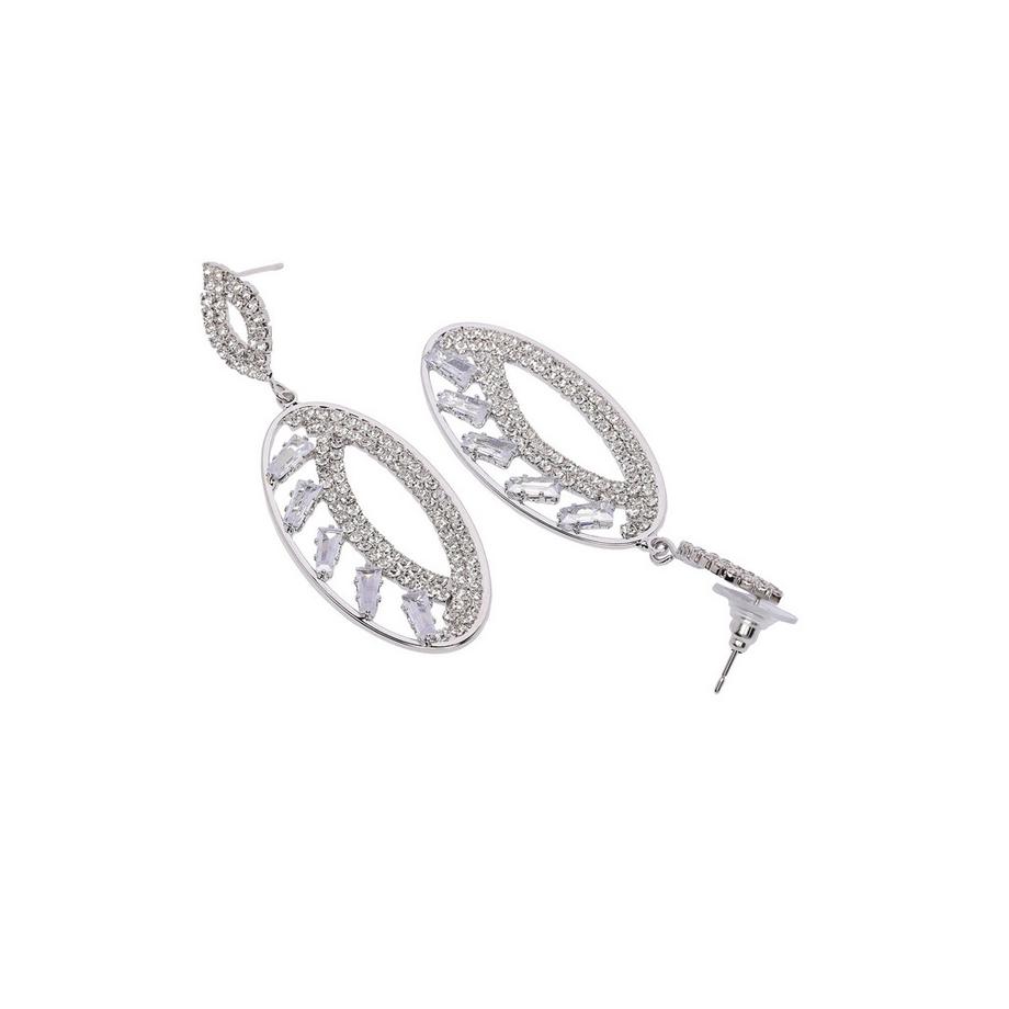 AVANT-GARDE PARIS  Orecchini Ovali Scintillanti 