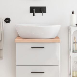 VidaXL  Comptoir de salle de bain bois de chêne 