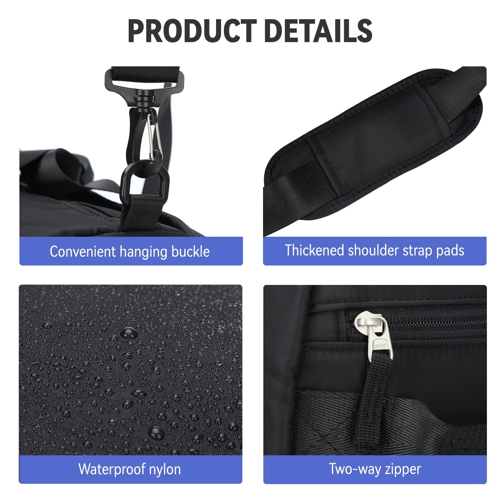 Only-bags.store Sport Duffel Bag mit Nassfach und Schuhfach  