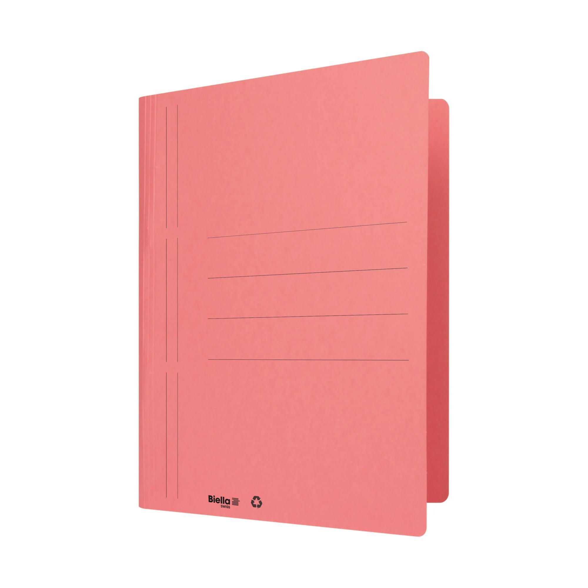 Biella BIELLA Schnellhefter Biella 6 A4 166400.45 rot, 320gm2 100 Bl.  