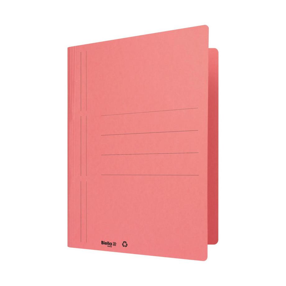 Biella BIELLA Schnellhefter Biella 6 A4 166400.45 rot, 320gm2 100 Bl.  