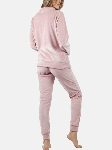 Admas  Pigiama loungewear giacca pantalone con zip Soft Home 