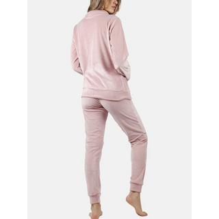 Admas  Pyjama tenue d'intérieur pantalon veste zippée Soft Home 