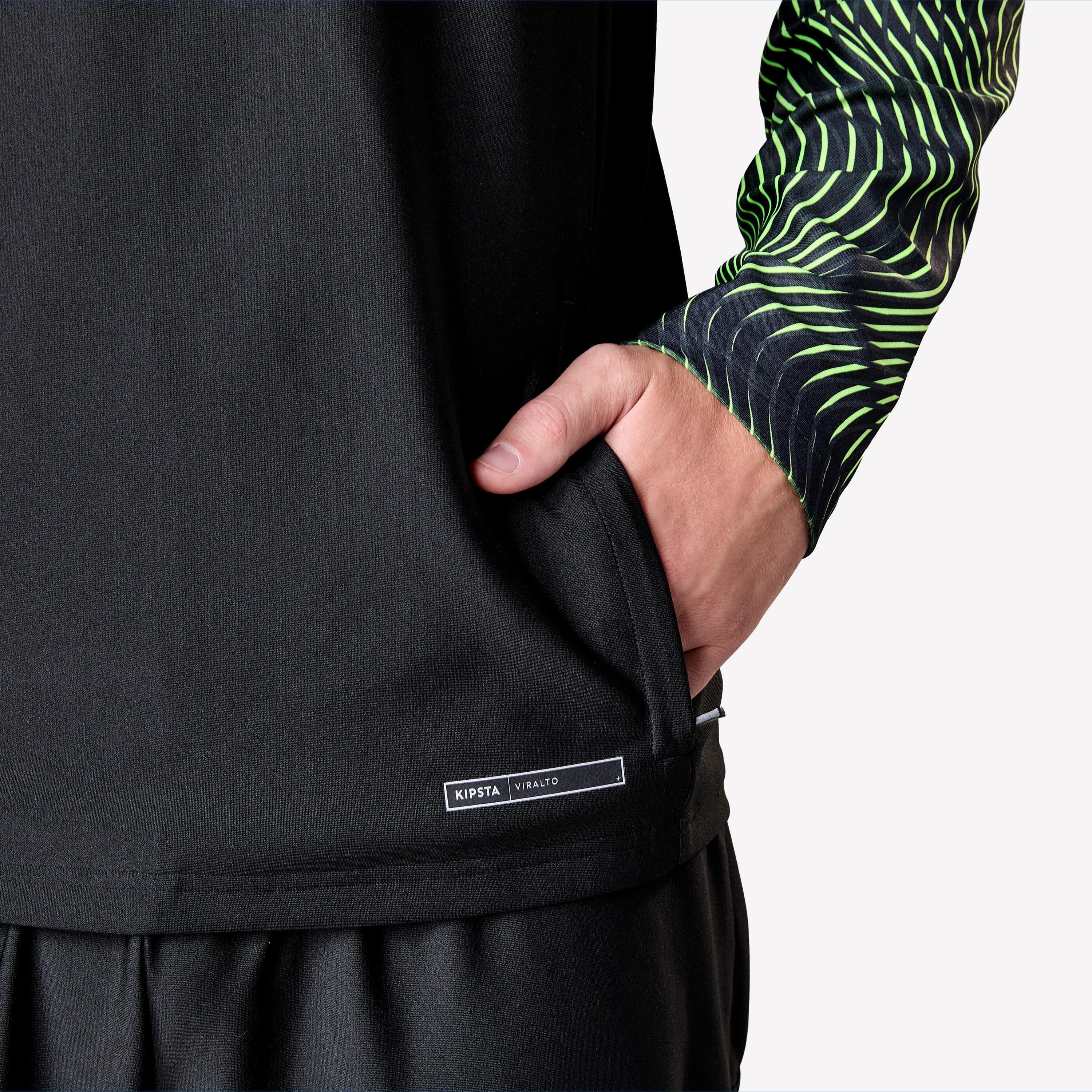 KIPSTA  Felpa da calcio 1/2 zip - VIRALTO Wave poliestere 