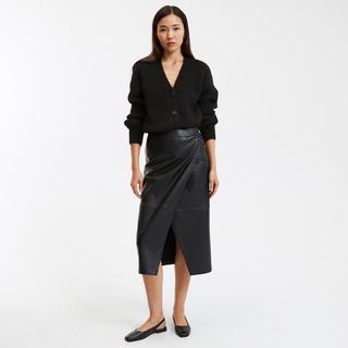 La Redoute Collections Gonna dritta lunga in similpelle  