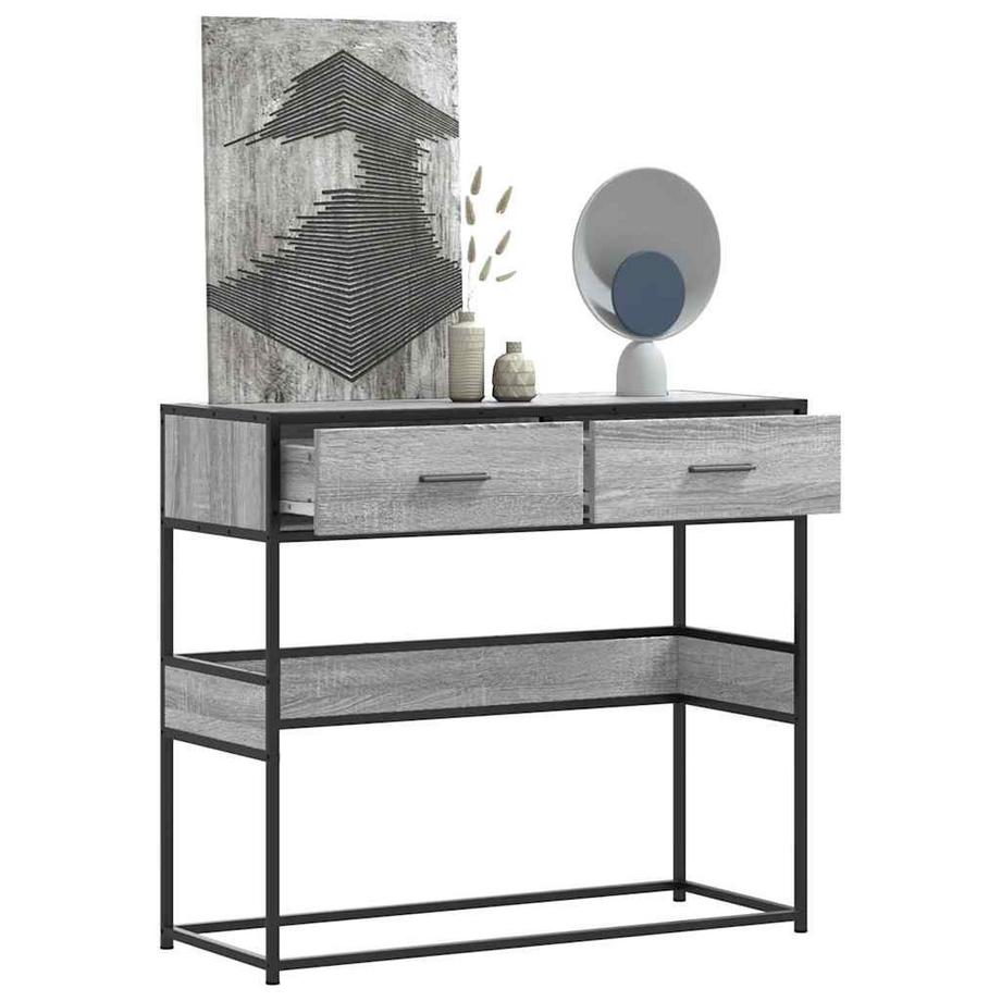 VidaXL Table console bois d'ingénierie  
