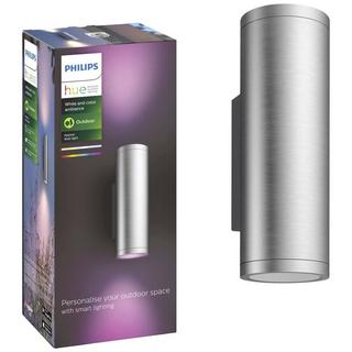Philips Lighting Philips Hue White & Col. Amb. Appear Wandleuchte rund Edelstahl 1200lm  