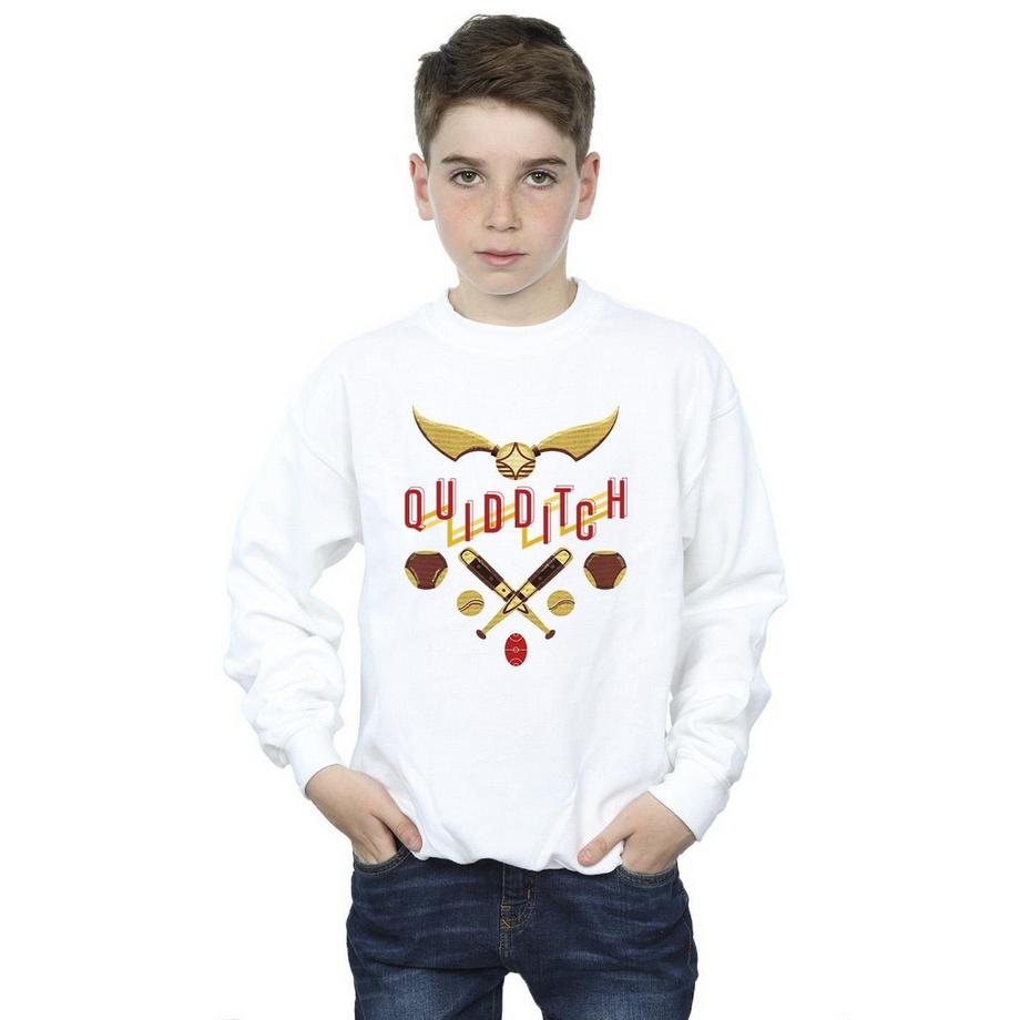 HARRY-POTTER  Quidditch Golden Snitch Sweatshirt 