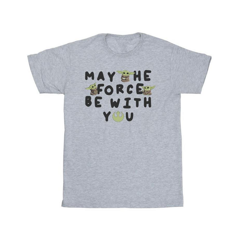 Tshirt THE MANDALORIAN MAY THE FORCE BE WITH YOU