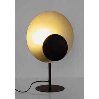 mutoni Lampada da tavolo design nero e oro  